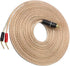 XMSJSIY RCA to Banana Pin Type Plug Speaker Wire, HiFi OFC Gold Plated RCA Male to Dual Banana Pin Plug for Amplifiers