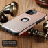 Casus Logo View Compatible with iPhone 12 Pro Max Case, Slim Premium Vegan Leather, Classic Luxury Thin Cover (Rose