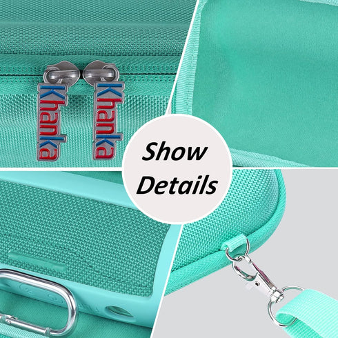 Khanka Hard Travel Case + Silicone Case for JBL Flip 6 Waterproof Portable Bluetooth Speaker