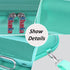 Khanka Hard Travel Case + Silicone Case for JBL Flip 6 Waterproof Portable Bluetooth Speaker