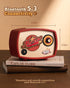 Retro Western Bluetooth Speaker, Portable Wireless with HD Sound, 15H Playtime & Night Light