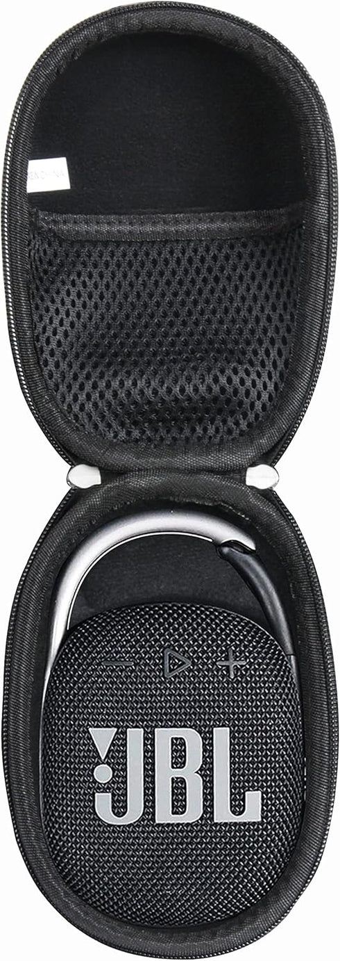 Hard Travel Case for JBL Clip 4 Portable Mini Bluetooth Speaker (Black)