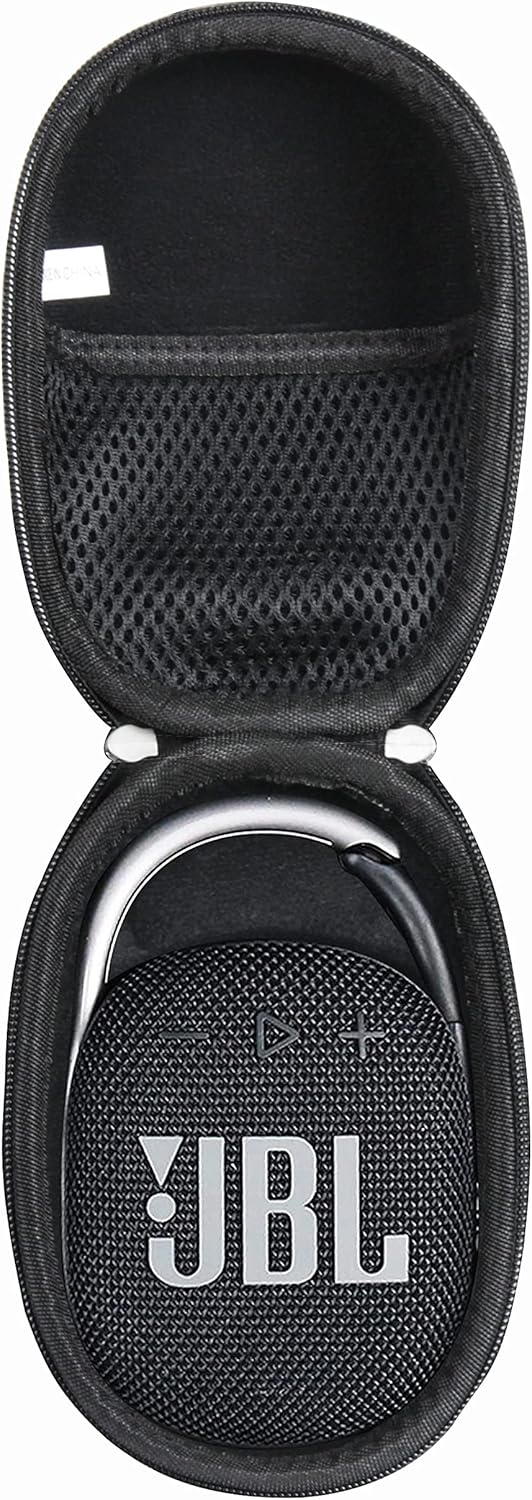 Hard Travel Case for JBL Clip 4 Portable Mini Bluetooth Speaker (Black)