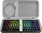 GEEKRIA 75% Keyboard Hard Shell Case, Compatible with Razer BlackWidow V4 75%, YUNZII