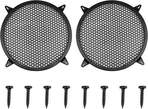 X AUTOHAUX 2pcs 12 Inch Grill Cover Mesh Protector for Car Speaker Woofer Subwoofer