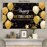 Blulu Extra Large Retirement Party Decorations, Fabric Retire Sign Banner Photo Booth Backdrop with Rope (70.8 x 43.3