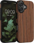 kwmobile Wood Optics Case Compatible with Apple iPhone 17 - TPU Protective Cover