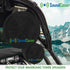 Two Large Black Heavy Duty Marine Wakeboard Tower Pod Speaker Covers for Large Round Boat Speakers