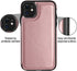 HianDier Wallet Case for iPhone 11 6.1-inch, Slim Protective Case with Credit Card Slot Holder, Rose Gold