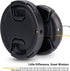 2-Pack 49mm Front Lens Cap Cover - Deluxe Cap Keeper for Canon EOS R100 R50 R10 with RF-S 18-45mm Kit Lens