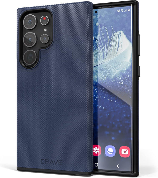 Crave Dual Guard Shockproof Protection Case for Samsung Galaxy S23 Ultra - Navy