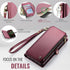 Defencase 15 15 6.1", Compatible with iPhone Case Wallet with RFID Blocking Card Holder for Women and Men, Fashion PU