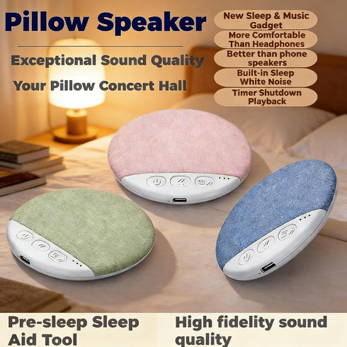 Generic Immersive (2Pcs-B) Ultra-Slim Bluetooth Pillow Speaker for Sleeping, Ultra-Thin Bluetooth Sleep Aid Speaker