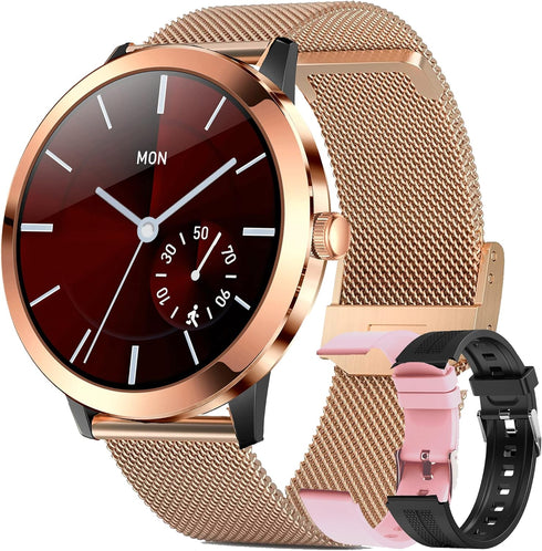 Smart Watch for Men Women, 360 x 360 Smartwatch, Fitness Tracker, 1.32" Full Touch Color Screen