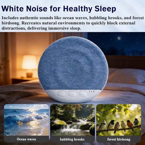 Generic Immersive Ultra-Slim Bluetooth Pillow Speaker for Sleeping, Ultra-Thin Bluetooth Sleep Aid Speaker with White