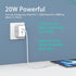 40W Dual-Port USB C Charger - Charge Two Devices Simultaneously, Compact and Safe for iPhone 14/13/12, iPad, Samsung