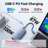 USB C Docking Station Dual Monitor Adapter for Dell HP, 8 in 1 USB C Hub Dongle to 4K HDMI+DP+VGA