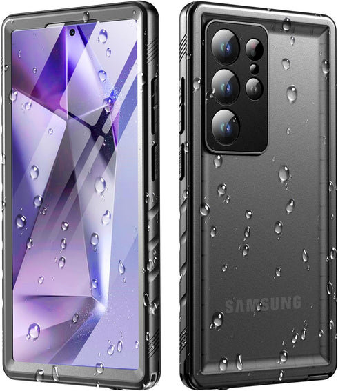 Cozycase Waterproof Case for Samsung Galaxy S23 Ultra - 360 Heavy Duty Full Body Protection, Shockproof, Dustproof,