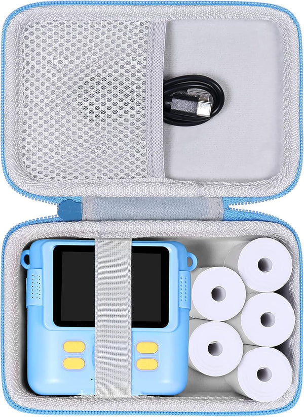 Kids Camera Case for Anchioo/ESOXOFFORE Instant Print Camera Toys, Kids Selfie Digital Camera Photo Paper & Color Pen