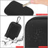 Geekria Shield Earbuds Case for Tribit MoveBuds H1, Replacement Hard Shell Travel Bag with Cable Storage, Black