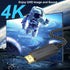 4K DisplayPort to HDMI Cable 1.5 Feet, Short DP to HDMI Male to Male Adapter Cord for Computer, Monitor, TV, Projector