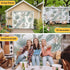 GNAKT AREWG 13x6ft Garage Door Banner Cover Tropical Monstera Bird of Paradise Garage Door Decoratons Banner for Indoor
