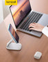 Lamicall Foldable Phone Stand for Desk, Height Adjustable Cell Phone Holder, Portable Cradle for iPhone 13 Pro Max