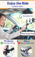 PTz Worlds PTz Words for MagSafe Windshield Mount - Magnetic Phone Holder for Car, Suction Cup, High Heat Resistant