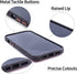 Dockem 13 2 M2F 6.1" Fabric Card Case for iPhone with Built-in Metal Plate for Magnetic Mounting, Stitched-on Genuine