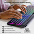 Wireless Keyboard and Mouse Combo with Backlit, 2.4Ghz Rechargeable Light Up Keyboard Mouse Set for Computer