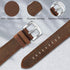Leather Bands Compatible with Fitbit Versa 4/3/Sense 2, Classic Genuine Leather Replacement Straps for Men Women