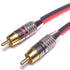 CESS-064-2f Speaker Cables to RCA Plugs Adapter, 2-Channel (2 FEET)
