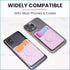 Wallaroo Wallets Premium Leather Phone Card Holder with Stand, Non-Slip Interior Strong Adhesive Grip