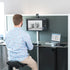VIVO Black Office Cubicle Bracket VESA Monitor Mount Stand Hanger for 17 to 32 inch Screen (Mount-CUB1)