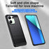 Flexible TPU Case for Xiaomi Redmi Note 13 4G, Brushed Texture Anti-Slip Shockproof Bumper Cover (Black)
