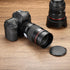 PATIKIL 82mm Lens Hood, Long Focus Frosted Surface Anti-reflective Hood with Cleaning Cloth for Nikon, Fujifilm, Pentax