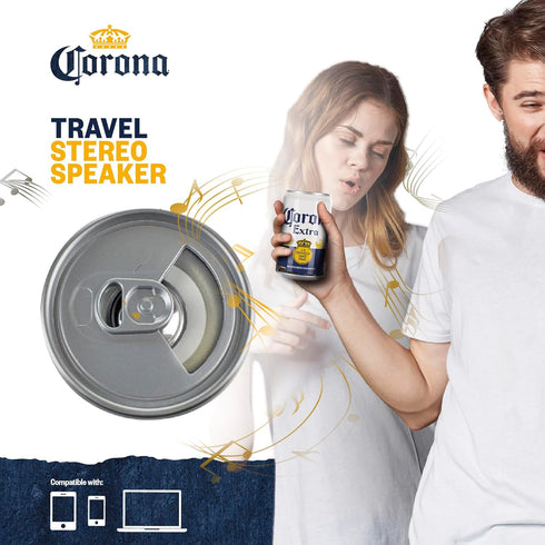 Corona Can Beer Bluetooth Speaker, Portable Wireless Can Shaped Bottle Speaker for Outdoor and Indoor
