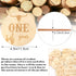 LINLULU Set, Wooden Western Baby Monthly Milestone Cards - Cow Monthly Milestone Marker Newborn Photography Props