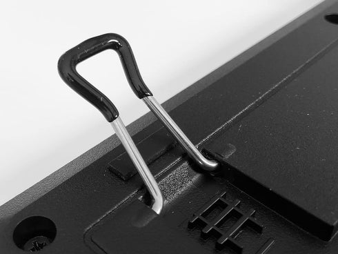 Computer Keyboard Feet Replacement, 2 Pcs Rubber Grip Small Ergonomic Tilt Stand Clips for Logitech Keyboards