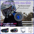 Q18 Motorcycle Bluetooth Headset with Music Sharing, 1000M Intercom for 2 Riders, CVC Noise Reduction, Hard/Soft Mic
