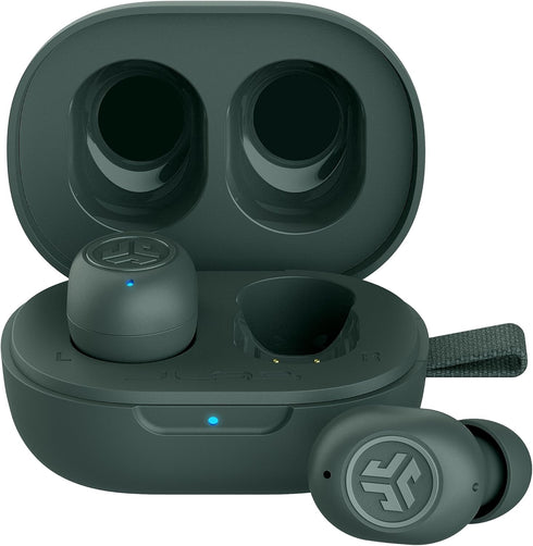 JLab JBuds Mini True Wireless Bluetooth Earbuds + Charging Case, Sage, IP55 Sweat and Dust Proof, Crystal Clear Calls