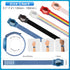 Ztobny 1 2) 4 Pack, (Black/Blue/2 Waterproof Bracelet for Airtag (Gen & Kids Soft Nylon Hidden Air Tag Wristband Full