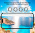 Nothers Bling Camera Lens Protector 3 Pack for iPhone 12/12 Pro/12 Mini/11/11 Pro/11 Max, HD Tempered Glass, Silver.
