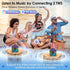 Keransean BT5.4, 24H Shower Bluetooth Speaker Waterproof, Portable Small Speaker, Outdoor Bluetooth Speakers Wireless