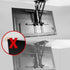 VIVO Vertical VESA Extender Plate Bracket Kit - Designed for Low VESA Pattern TV’s, Fits TV Ceiling Mounts, 2 Brackets,