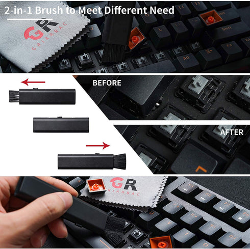 Griarrac Mechanical Keyboard O Ring Switch Dampener with Keycap Puller, 150pcs for Cherry MX Kailh