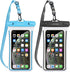 Universal Waterproof Phone Case, 2 Pack Lanyard Dry Bag Pouch for iPhone 15 14 13 12 Pro Max Plus Galaxy S23 S24 Google