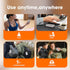 Portable Bluetooth Speaker, 0.5" Ultra Thin Mini Wireless Speaker with Integrated Carabiner, Waterproof for