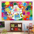 Art Paint Party Decorations, Artist Theme Birthday Banner Supplies for Wall Photography Background