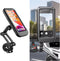 Zpana Motorcycle Phone Holder, 360 Free Rotation Magnetic Touch Sensitive Bike Cell Phone
